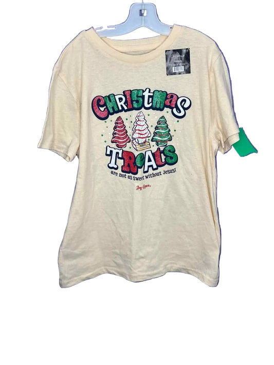 Joy & Grace Cranberry Youth Size 8 SSTop