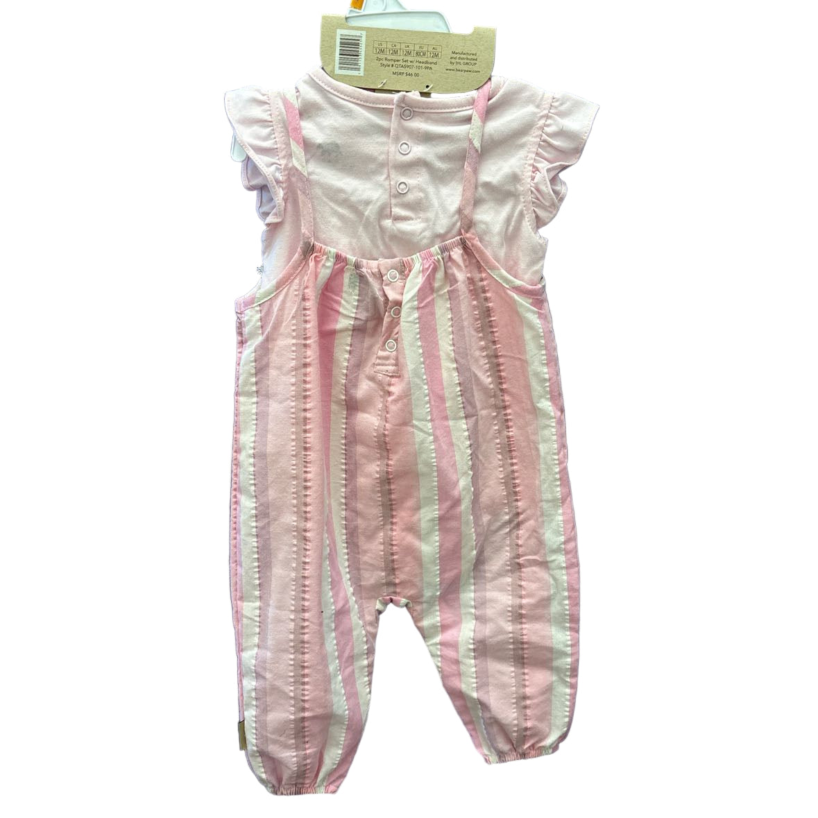 Bearpaw (AA) Pink Infant Size 12 MO 2PC Casual