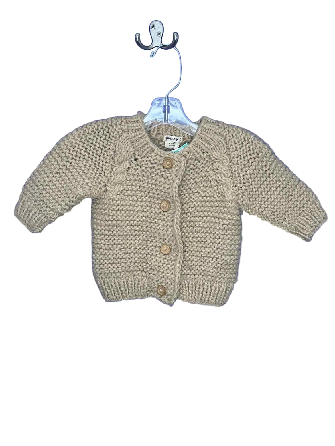 Huggalugs Beige Infant Size 12-18 MO 2PC Casual