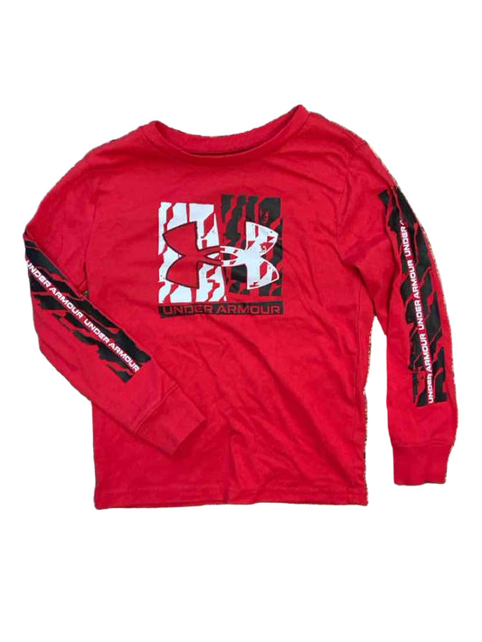 Under Armour (B) Red Toddler Size 5 LSTop