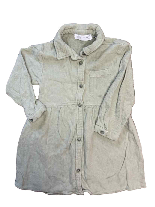 Zara (B) Green Toddler Size 3T CasualDress