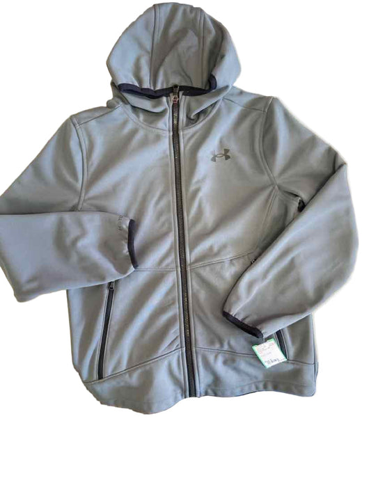 Under Armour (B) Gray Youth Size 8 Jacket Light
