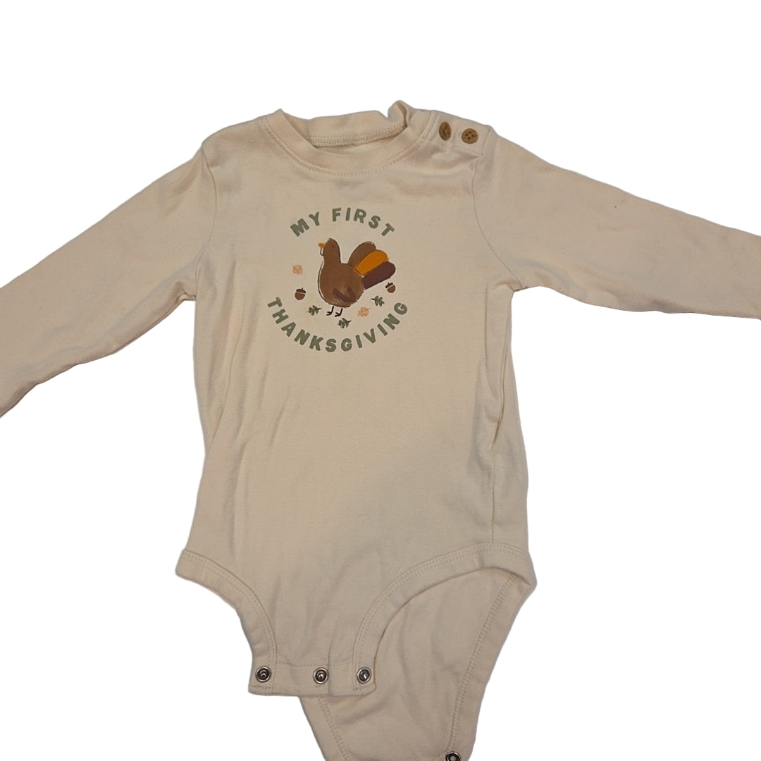 Carters (C) Thanksgiving Infant Size 9 MO 3PC Casual