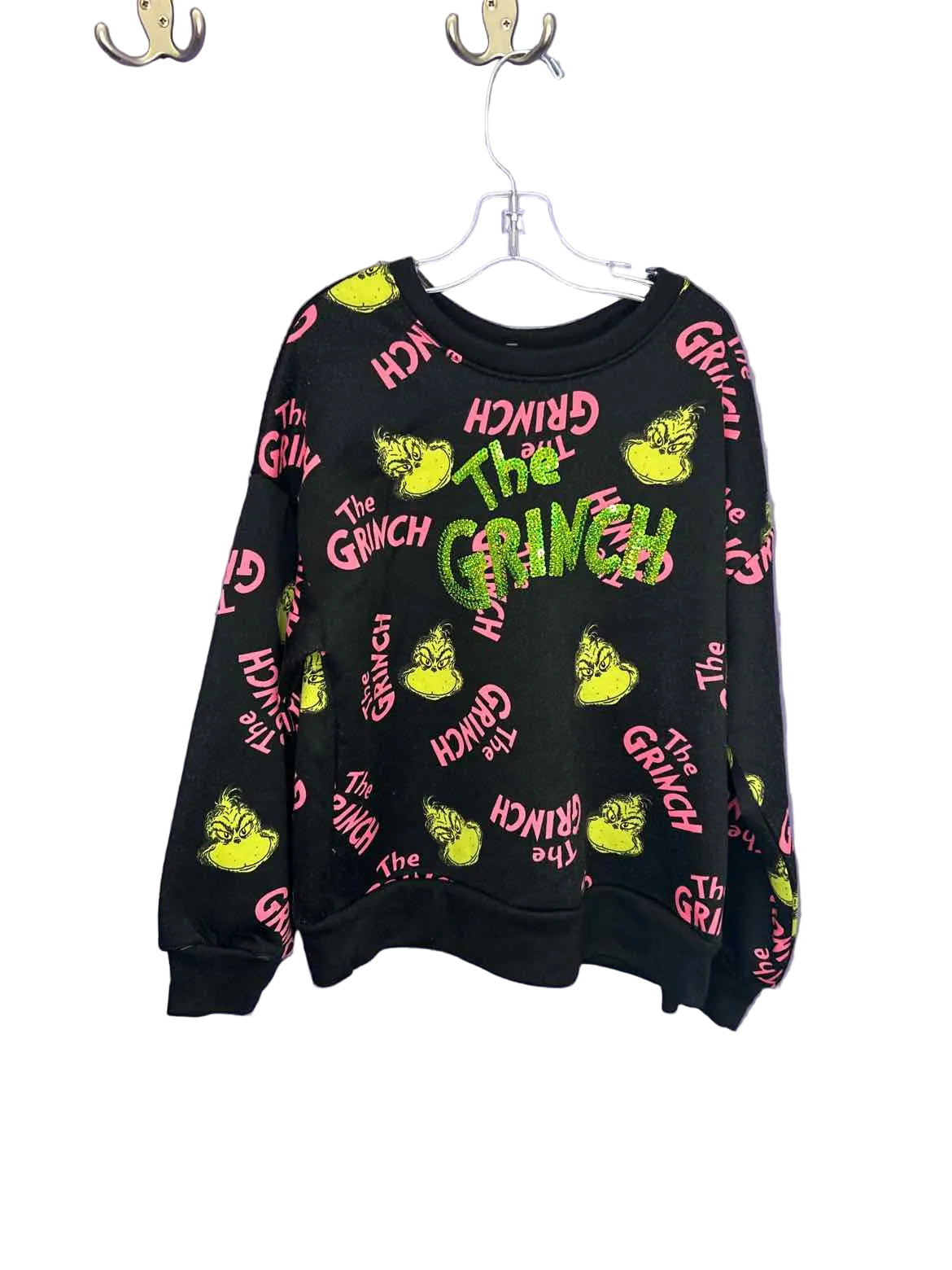 Dr. Suess (D) Black Pink Youth Size 10-12 Sweatshirt