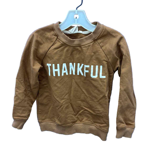 Little Joy Co Brown Toddler Size 4T Sweatshirt