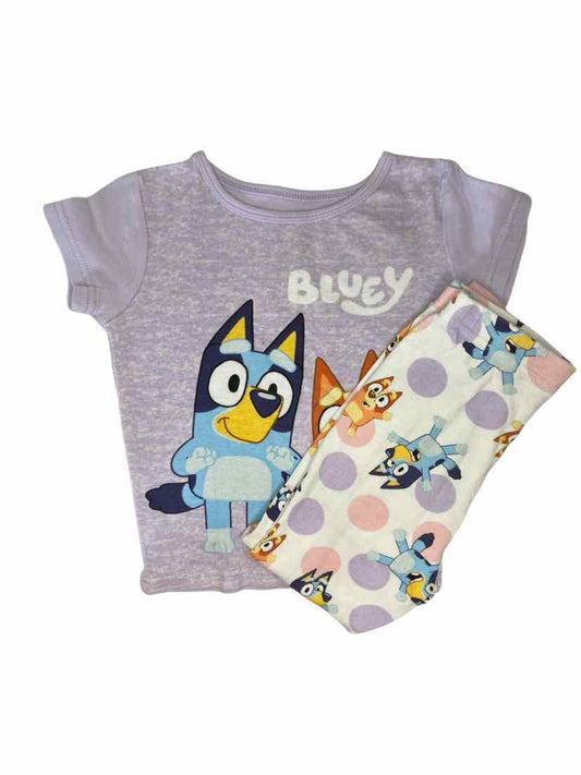 Bluey Purple Youth Size 6 2PCSleepwear