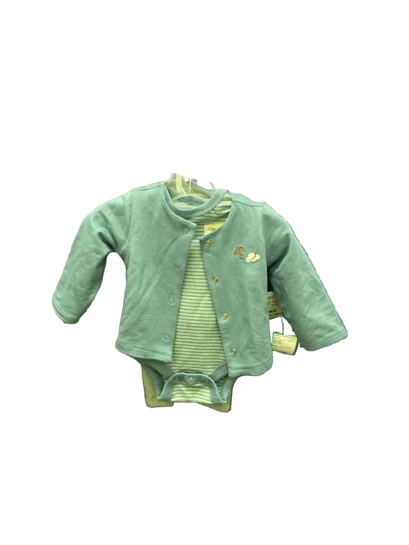 Garanimals (E) Blue Green Infant Size 3-6 MO 3PC Casual
