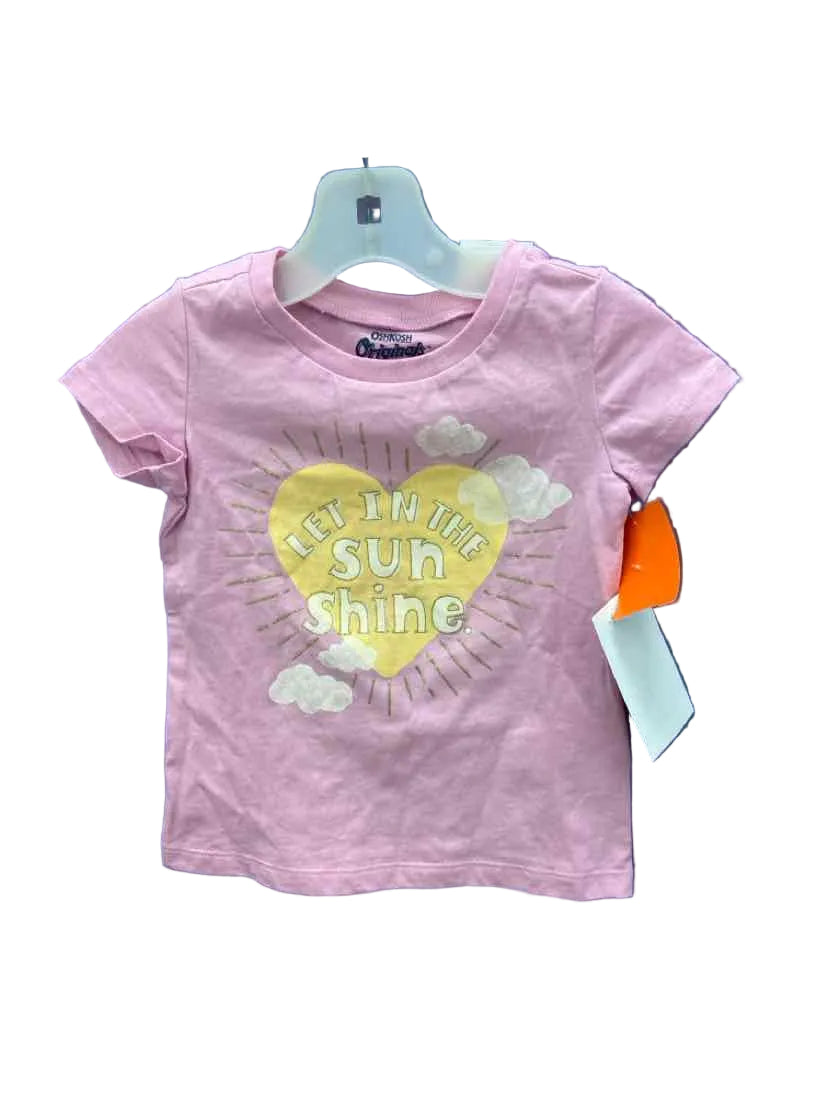 OshKosh BGosh Pink Toddler Size 2T SSTop