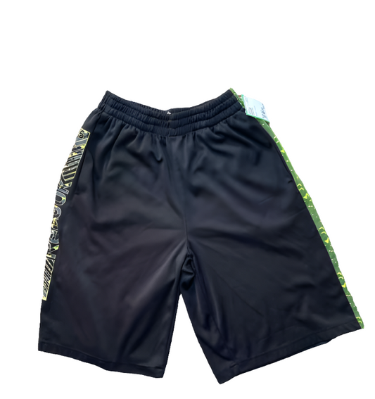 Reebok (B) Green Black Youth Size 12 ShortAthletic