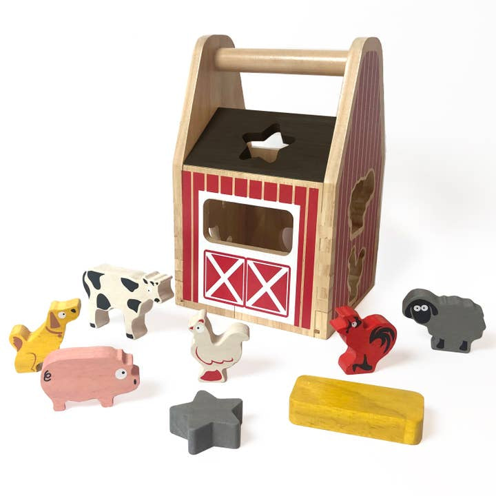 Barnyard Shape Sorter BeginAgain NWT