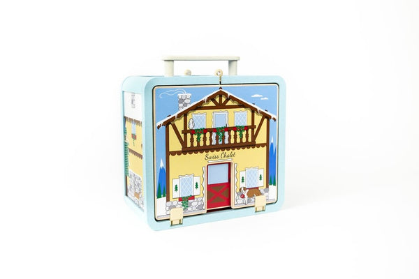 Suitcase Series: Ski Chalet Jack Rabbit Creations NWT