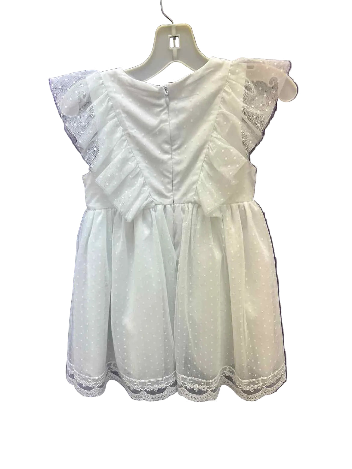 Catherine Maladrino (D) White Toddler Size 5 FormalDress