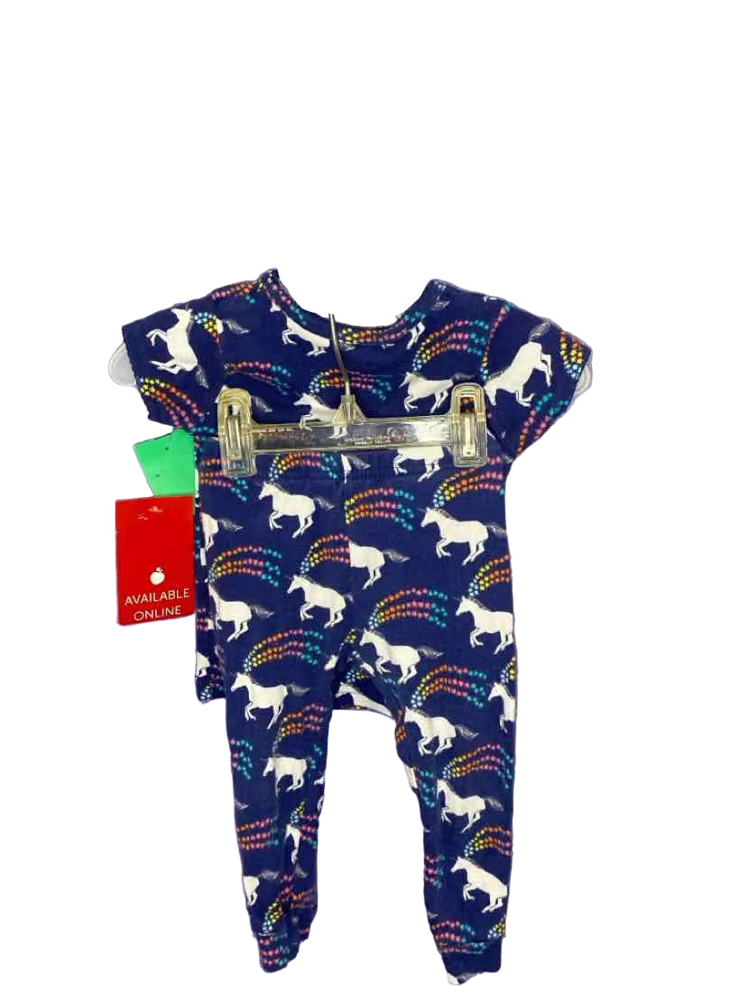 Carters (C) Blue Print Infant Size 12 MO 2PCSleepwear
