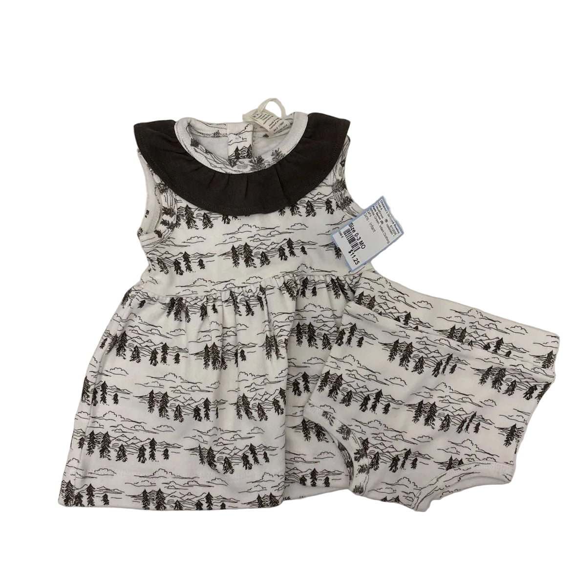 Kate Quinn (B) White Green Infant Size 0-3 MO Casual Dress