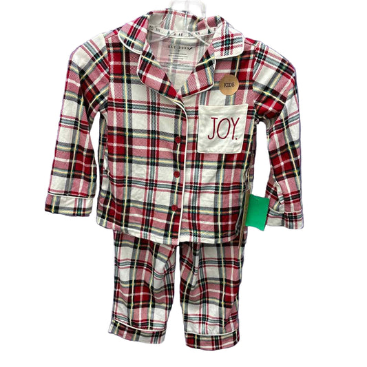 Rae Dunn (D) Christmas Toddler Size 3T 2PCSleepwear