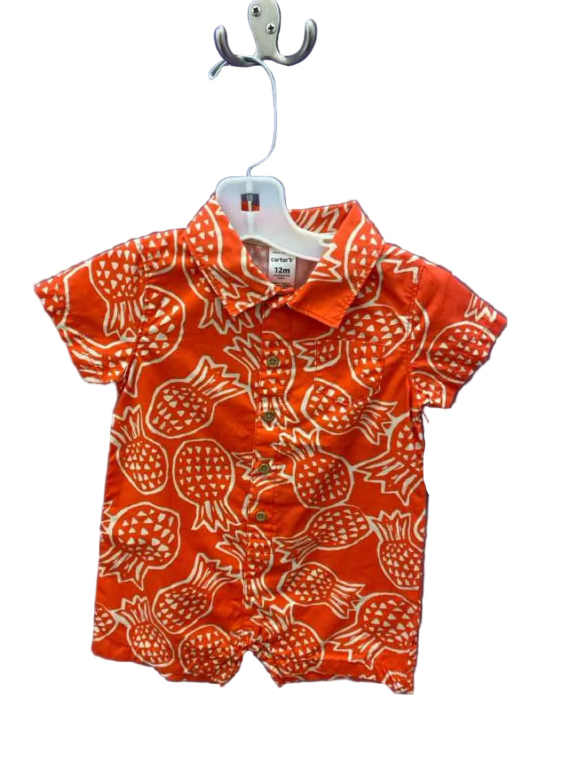 Carters (C) Orange Infant Size 12 MO 1PC Casual