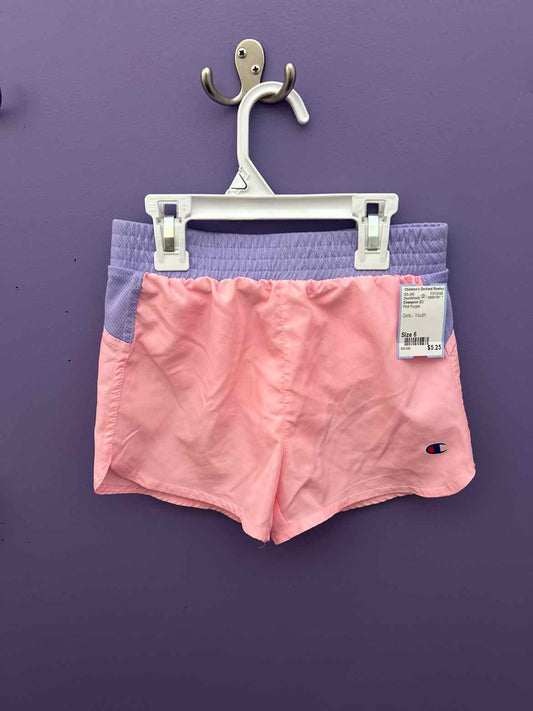 Champion (C) Pink Purple Youth Size 6 ShortAthletic