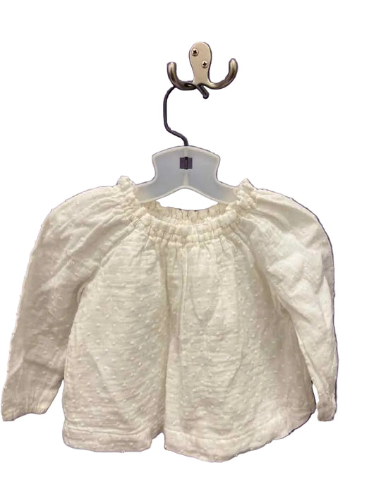 Gap (B) Cream Infant Size 12-18 MO LSTop