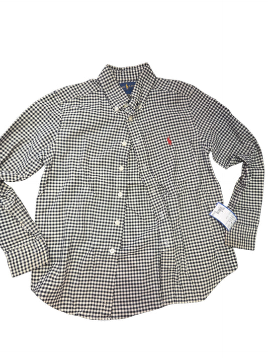 Ralph Lauren (A) Black Youth Size 8 ButtondownLS