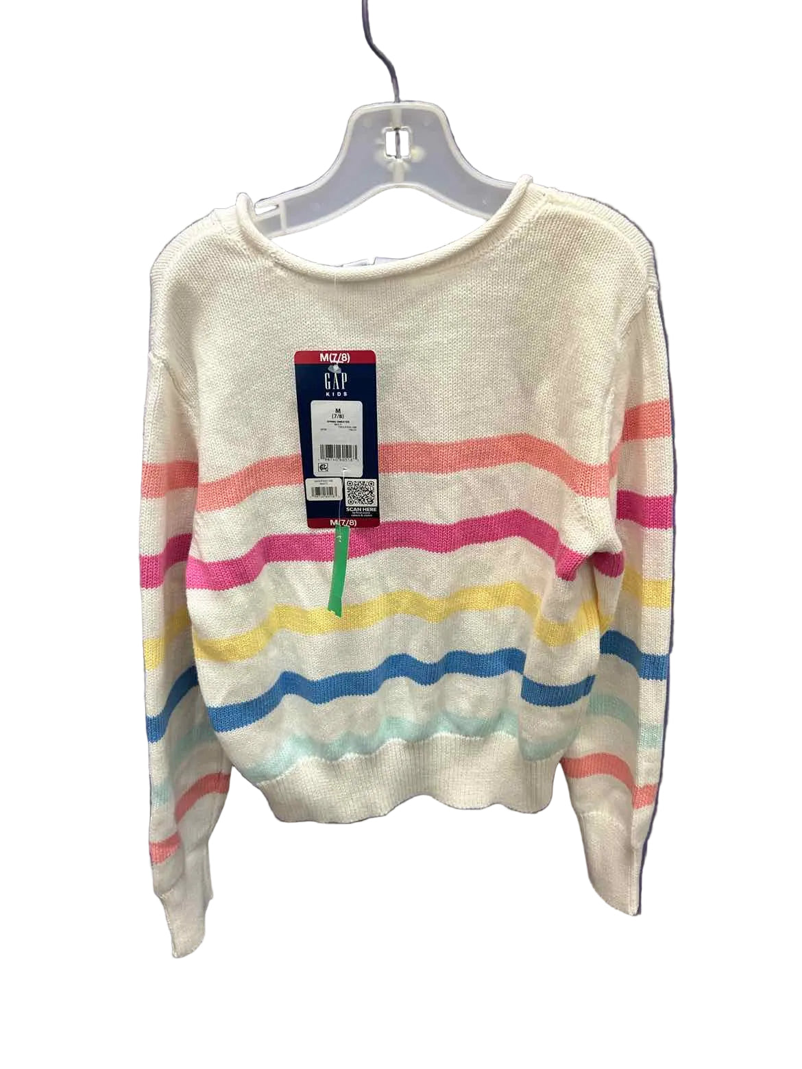 Gap (B) Stripe Youth Size 7-8 SweaterLight