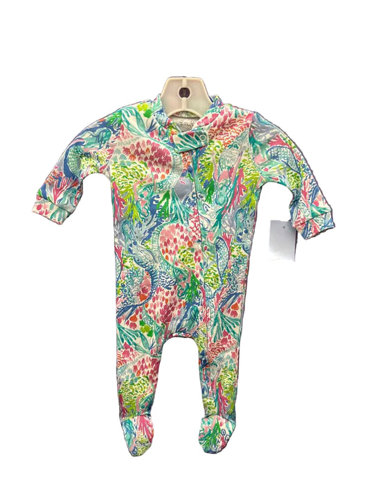 Lilly Pullitzer (AA) Blue Print Infant Size 0-3 MO 1PCSleepwear