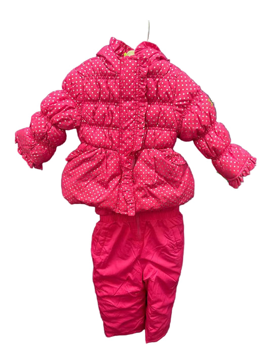 Pink Platinum (E) Pink Infant Size 24 MO 2PC Snowsuit