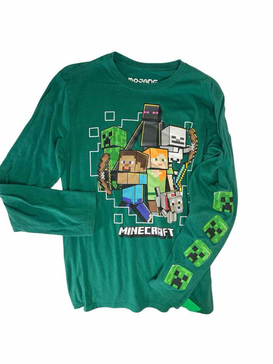 Minecraft Green Youth Size 14-16 LSTop