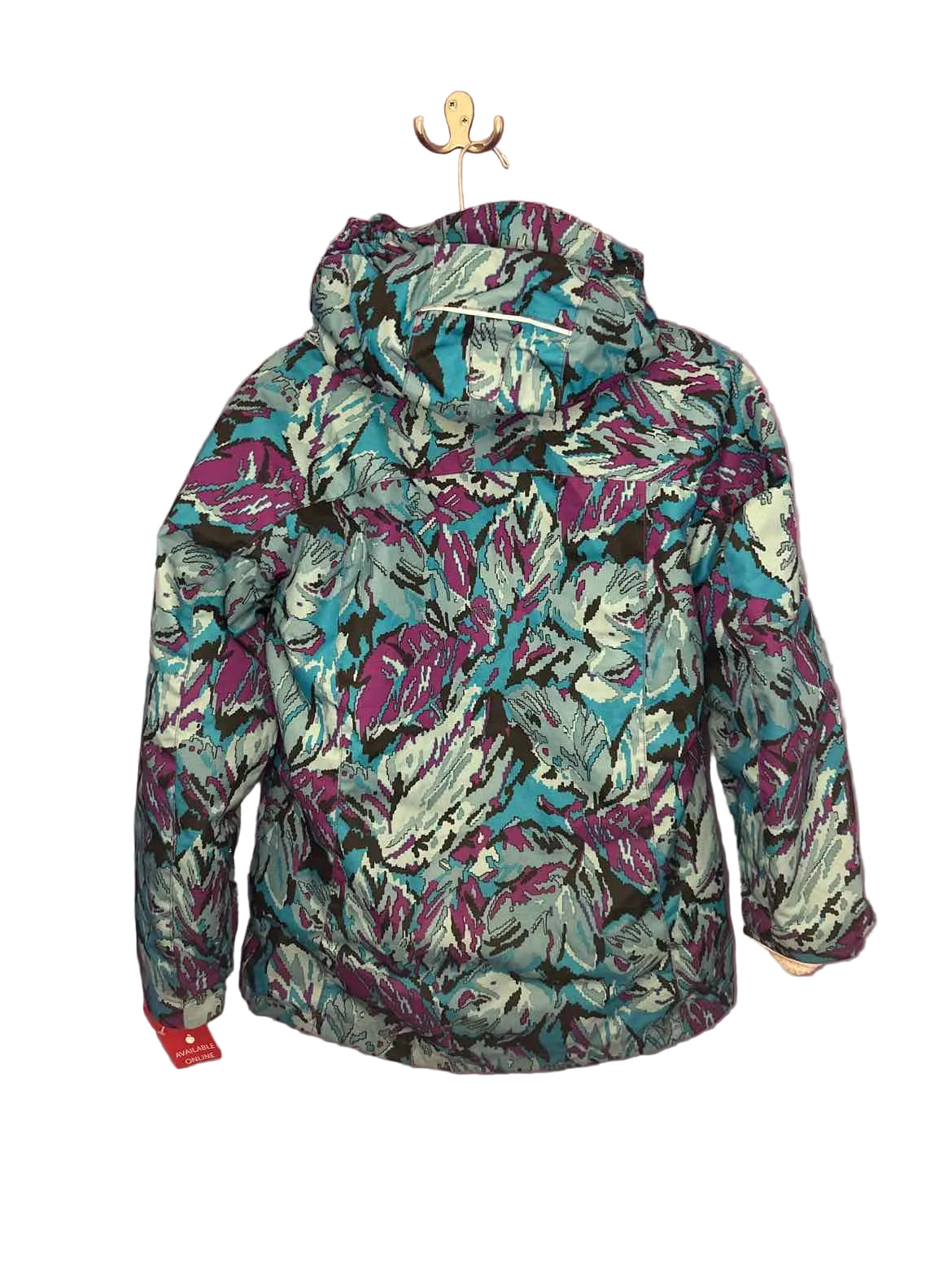 Columbia - Clothing (B) Purple Teal Youth Size 14-16 Jacket Heavy