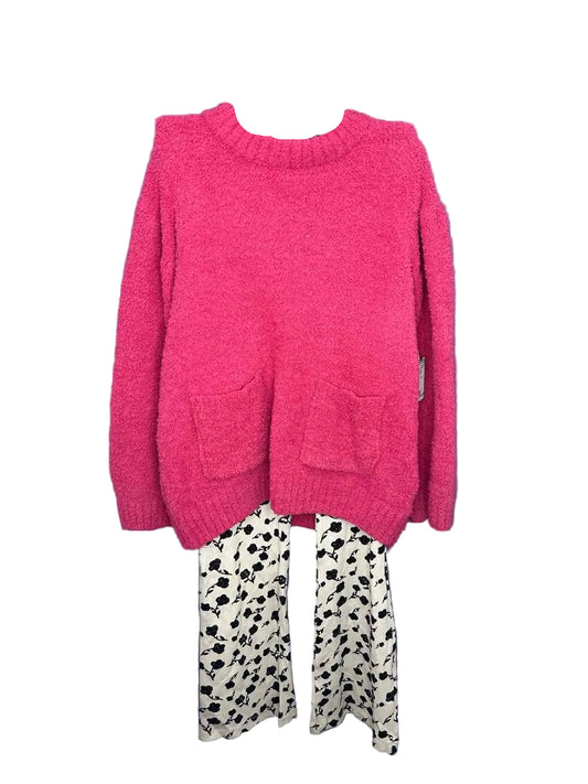 Jessica Simpson (B) White Pink Youth Size 12 2PCCasual