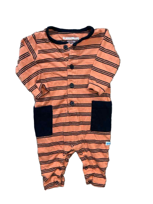 Ruffle Butts and Rugg (B) Orange Infant Size 0-3 MO 1PC Casual