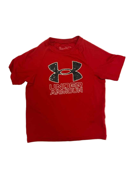 Under Armour (B) Red Youth Size 6 AthleticTopSS