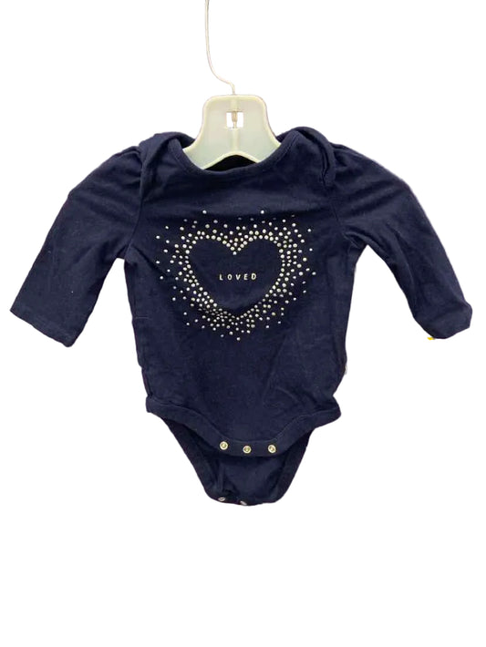 Gap (B) Navy Infant Size 3-6 MO LSTop
