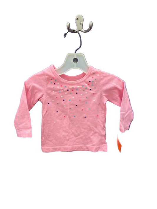 Carters (C) Pink Infant Size 9 MO LSTop