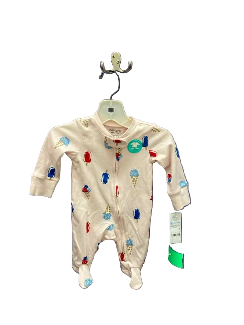 Child of Mine (D) Pink print Infant Size NB 1PCSleepwear