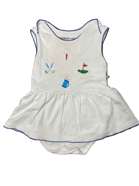 Sammy + Nat White Infant Size 9 MO CasualDress