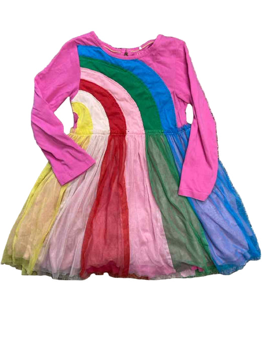 Mini Boden (A) Rainbow Toddler Size 4-5 CasualDress