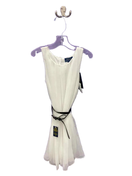 Ralph Lauren (A) White Youth Size 7 PartyDress