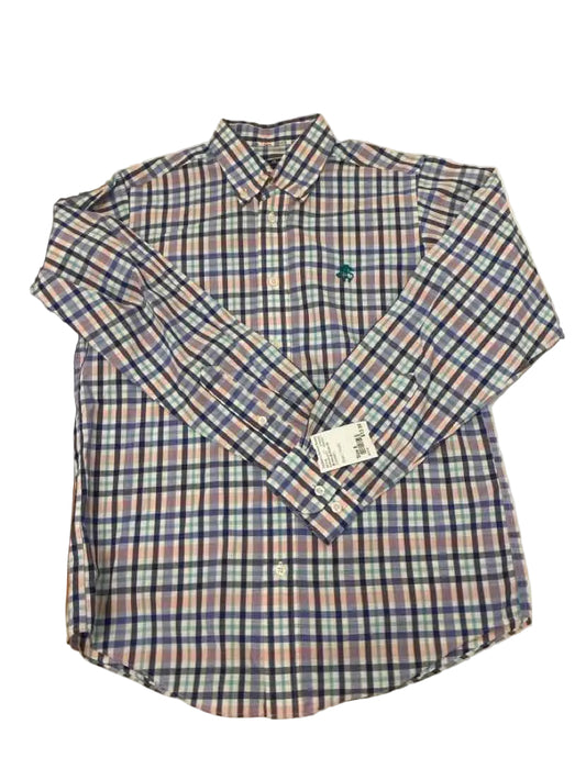 Brooks Brothers (A) Checked Youth Size 8 ButtondownLS