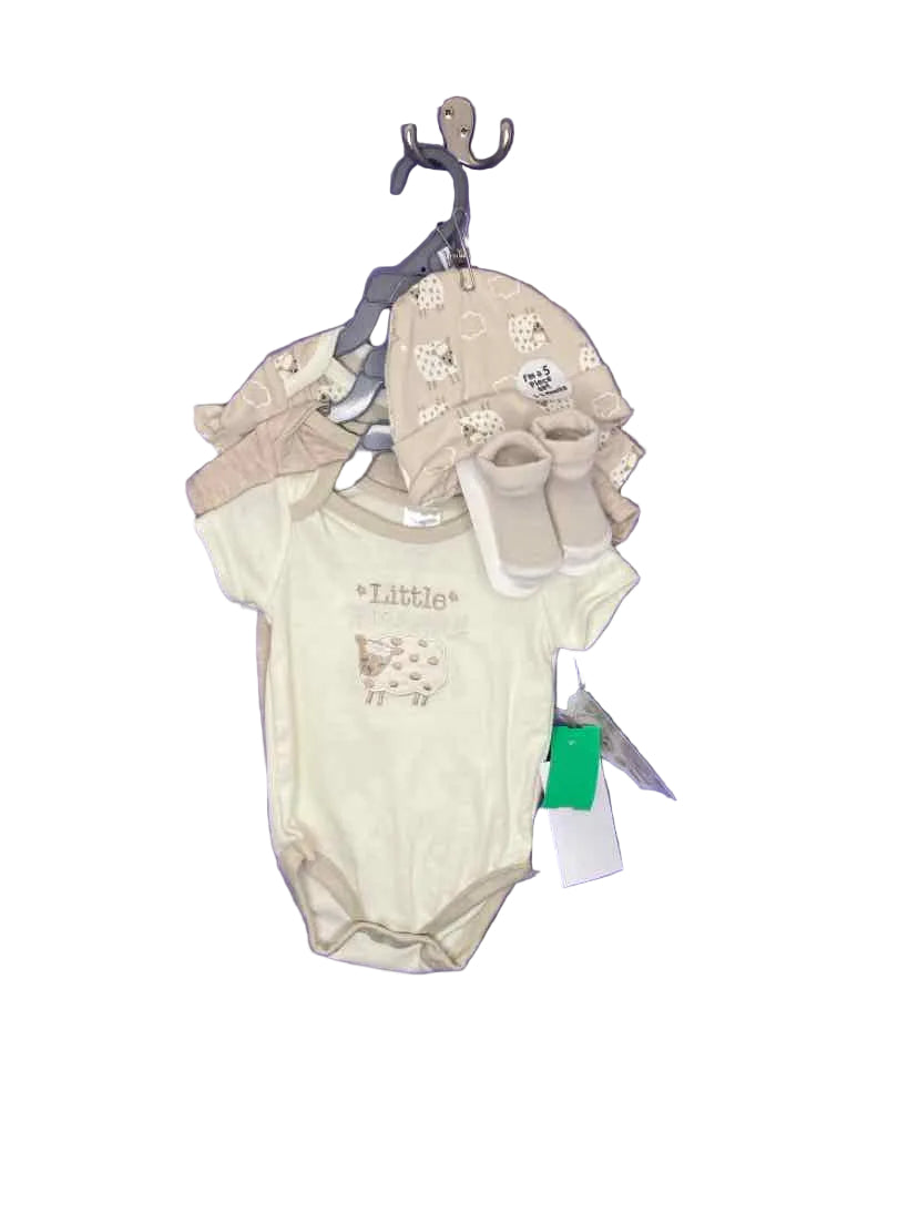 Little Beginnings (E) Cream Infant Size 3-6 MO 3PC Casual