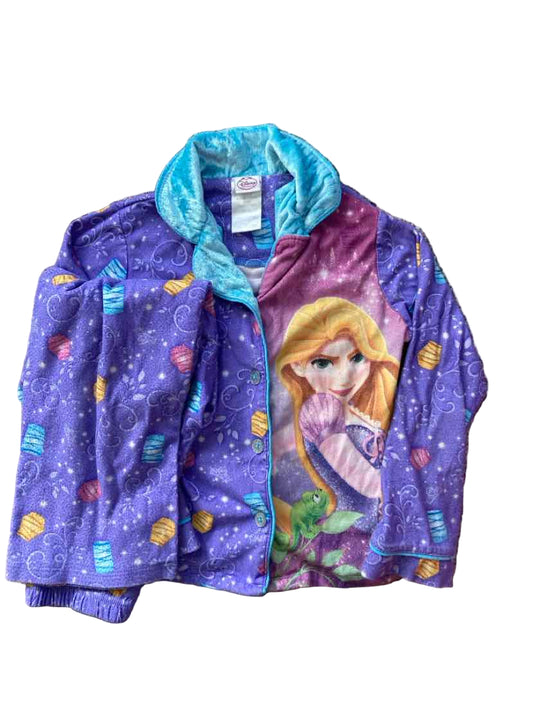 Disney (B) Purple Youth Size 7-8 2PCSleepwear