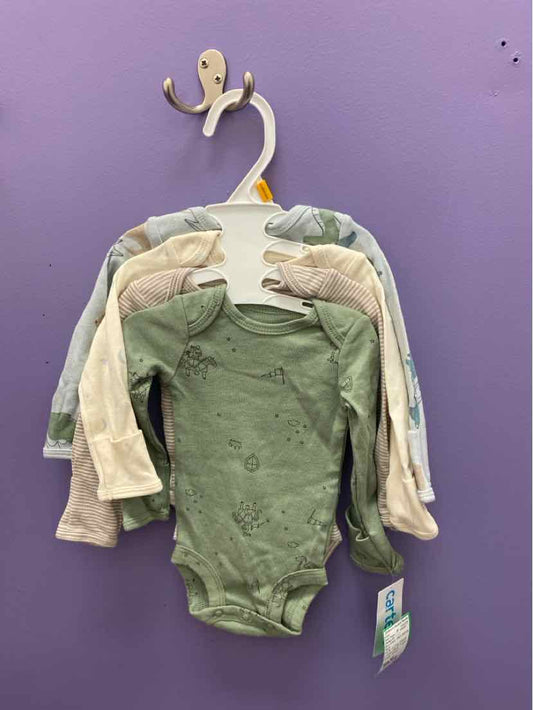 Carters (C) Blue Green Infant Size NB Best Onesie
