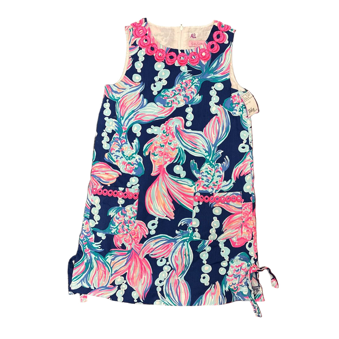 Lilly Pullitzer (AA) Blue Pink Youth Size 10 CasualDress