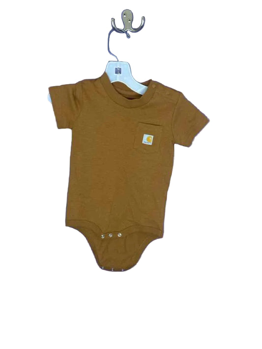 Carhartt (A) Brown Infant Size 9 MO SSTop