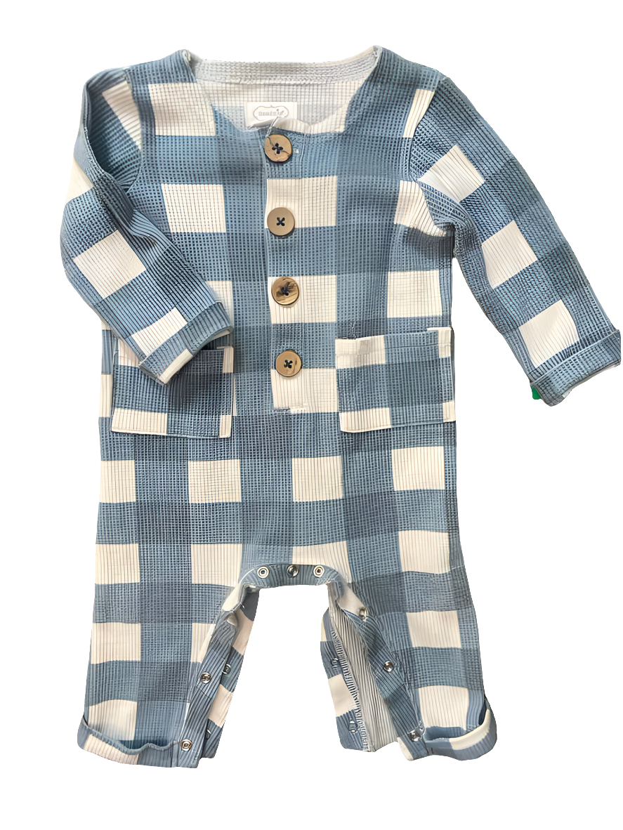 Mud Pie (B) White Blue Infant Size 6-9 MO 1PC Casual