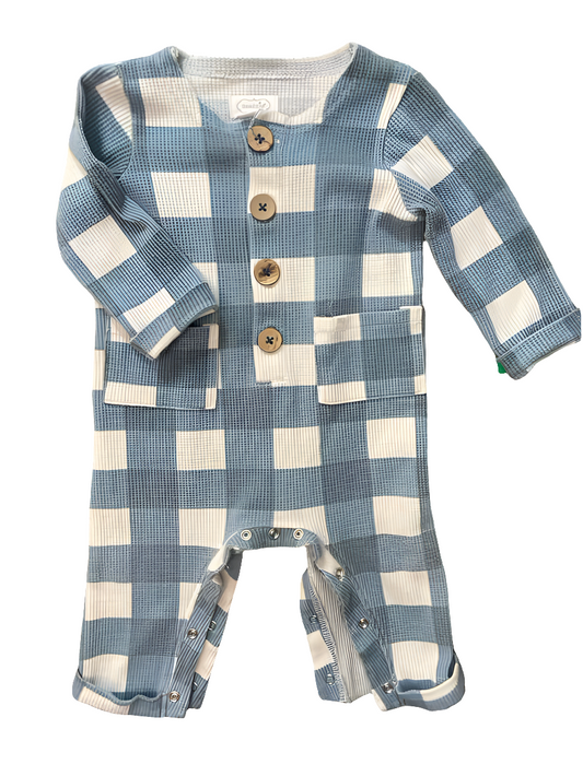 Mud Pie (B) White Blue Infant Size 6-9 MO 1PC Casual