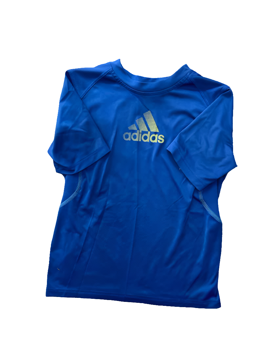 Adidas (B) Royal Blue Youth Size 8 AthleticTopSS