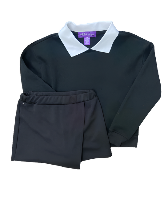 Violet Skye Black Youth Size 8 2PCCasual
