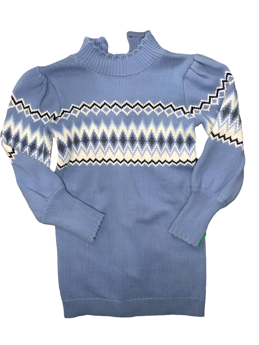Janie and Jack (A) Blue Youth Size 7 CasualDress