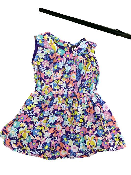 Tea Collection (A) Floral Toddler Size 4 CasualDress