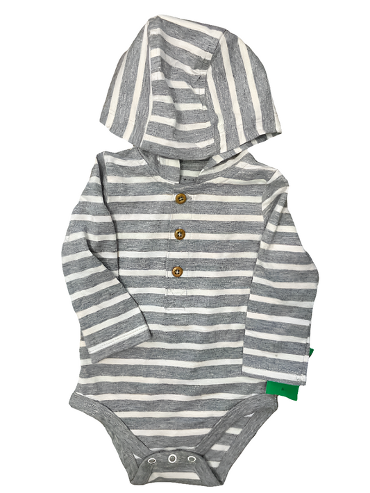 Max Studio (C) White Gray Infant Size 3-6 MO LSTop